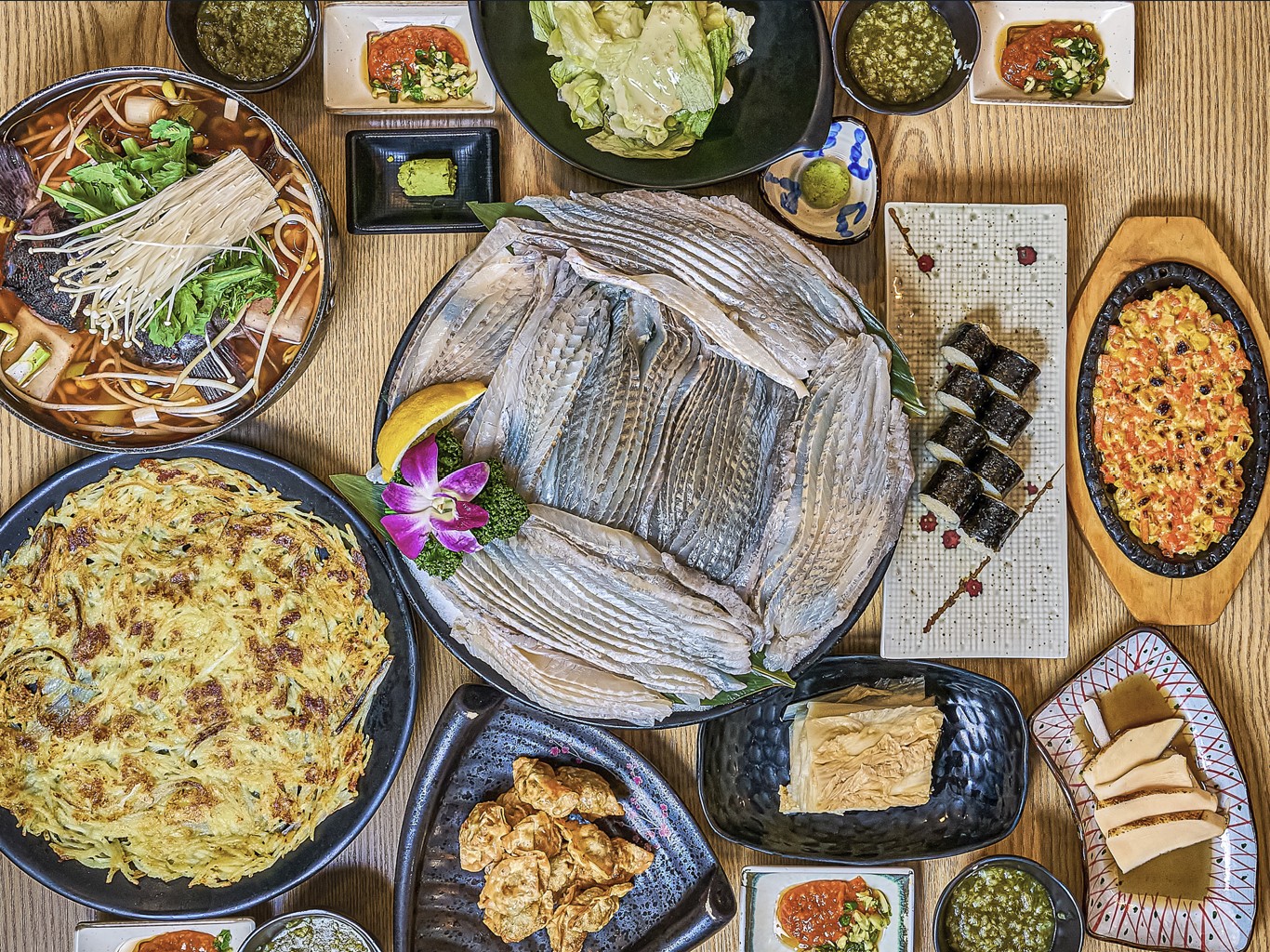 도다리회국수 단품
